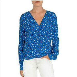 Ba&sh blue blouse / shirt - Size medium